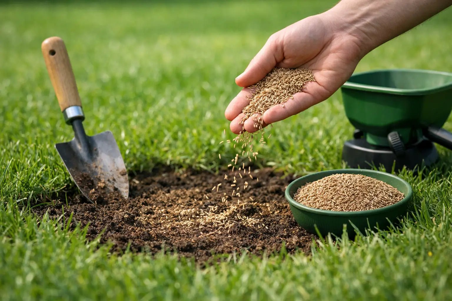 Best Seed for Bare Patches in UK Lawns - GREENER