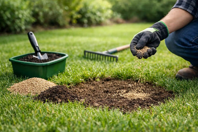 How to Fill Lawn Gaps for a Thicker Lawn - GREENER