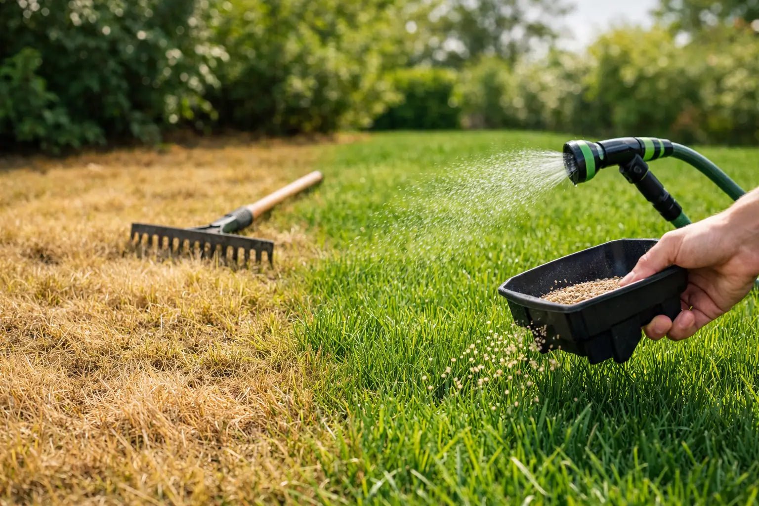 How to Fix Yellow Lawn and Restore Colour - GREENER