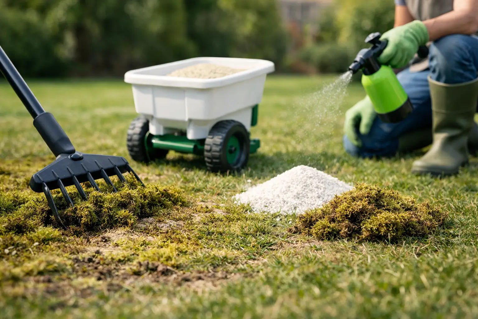 How to Treat Lawn Moss Properly - GREENER