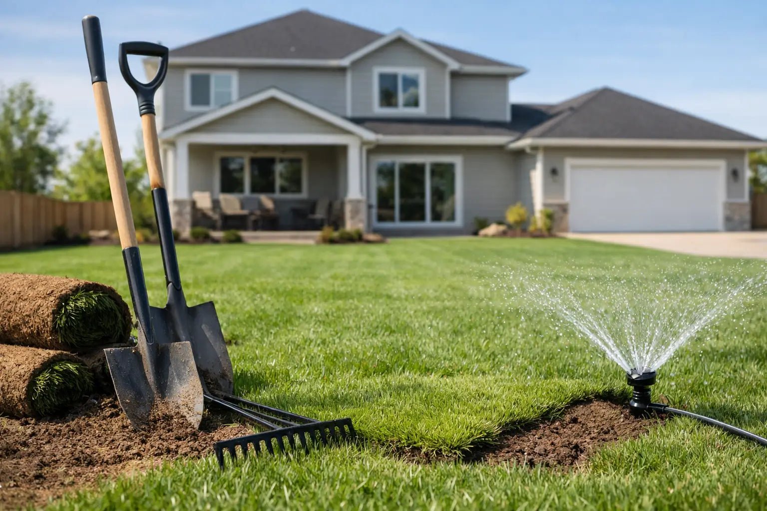 New Build Lawn Improvement That Works - GREENER