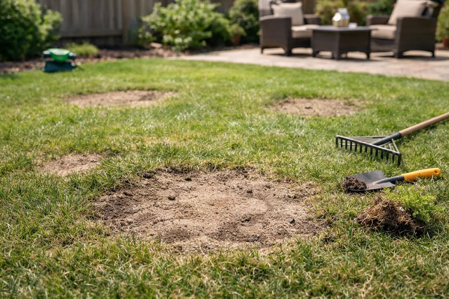 What Causes Bare Lawn Spots? 8 Common Reasons - GREENER